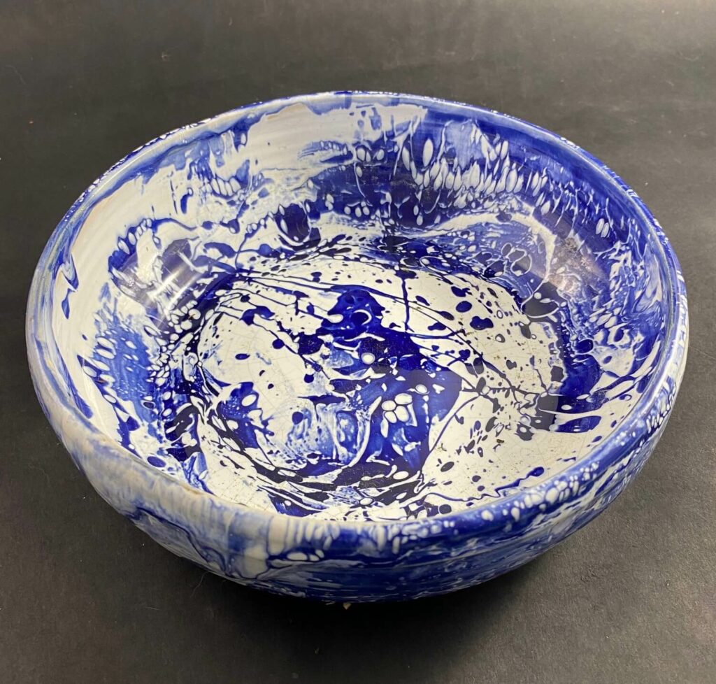 Ceramiczna Miska biało kobaltowa Ceramika Gary Misaki