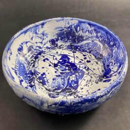 Ceramiczna Miska biało kobaltowa Ceramika Gary Misaki