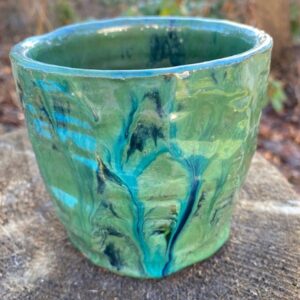 Ceramiczny wazonik osłonka na doniczkę Ceramika Gary Misaki