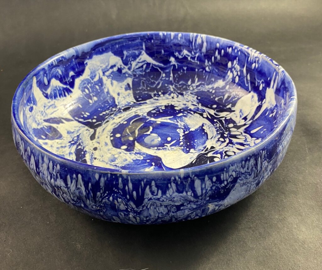 Ceramiczna Miska biało kobaltowa Ceramika Gary Misaki