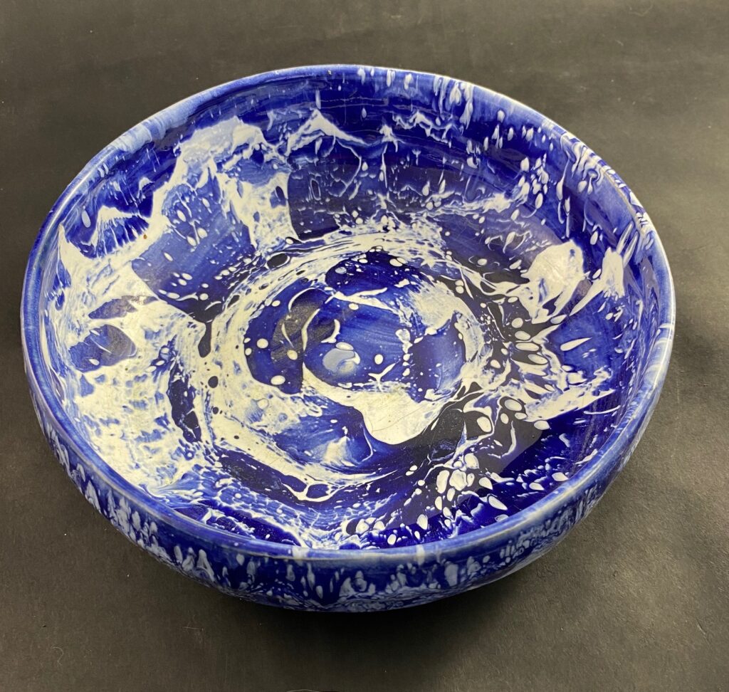 Ceramiczna Miska biało kobaltowa Ceramika Gary Misaki