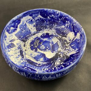 Ceramiczna Miska biało kobaltowa Ceramika Gary Misaki
