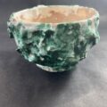 Ceramiczna Miska biało zielona Ceramika Gary Misaki