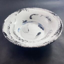 Ceramiczna Miska biało czarna Ceramika Gary Misaki
