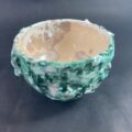 Ceramiczna Miska biało zielona Ceramika Gary Misaki