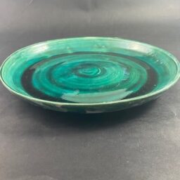 Ceramiczny Talerz zielony Ceramika Gary Misaki