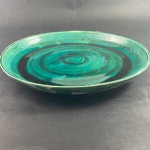 Ceramiczny Talerz zielony Ceramika Gary Misaki