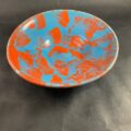 Ceramiczna Misa Waza turkusowo czerwona Ceramika Gary Misaki