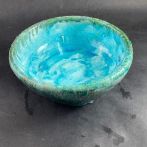 Ceramiczna Miska zielono turkusowa Ceramika Gary Misaki