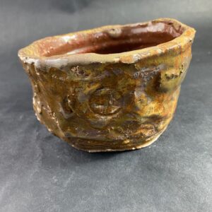 Ceramiczna Miska złoto- brąz Ceramika Gary Misaki