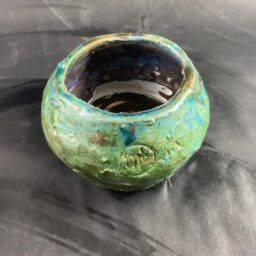 Ceramiczna Czarka duża zielona Ceramika Gary Misaki