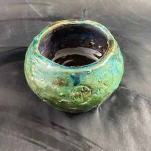Ceramiczna Czarka duża zielona Ceramika Gary Misaki