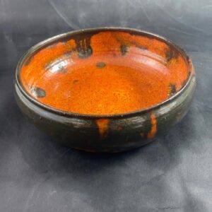 Ceramiczna Miska czerwono brązowa Ceramika Gary Misaki