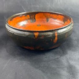Ceramiczna Miska czerwono brązowa Ceramika Gary Misaki