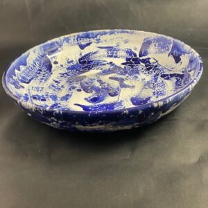 Ceramiczna Misa Duża kobaltowo biała Ceramika Gary Misaki