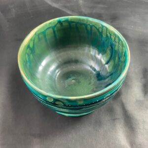 Ceramiczna Waza pucharek turkusowy Ceramika Gary Misaki