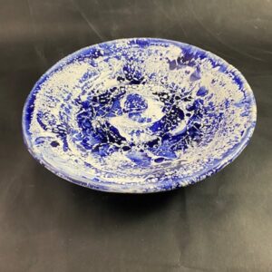 Ceramiczny Talerz kobaltowo - biały Ceramika Gary Misaki