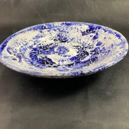 Ceramiczny Talerz kobaltowo - biały Ceramika Gary Misaki