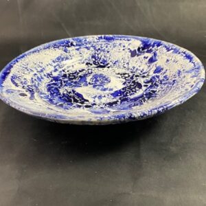 Ceramiczny Talerz kobaltowo - biały Ceramika Gary Misaki