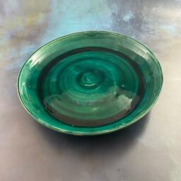 Ceramiczny Talerz zielony Ceramika Gary Misaki