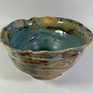 Ceramiczna waza misa brązowo zielona Ceramika Gary Misaki