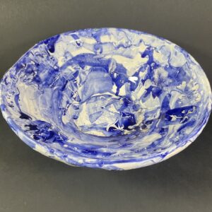 Misa ceramiczna biało-kobaltowa Ceramika Gary Misaki