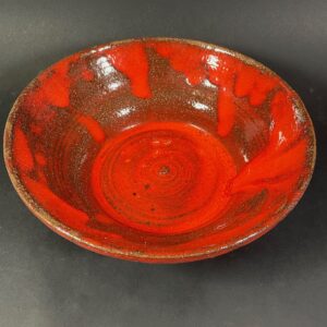 Miska ceramiczna czerwona ceglasta Ceramika Gary Misaki